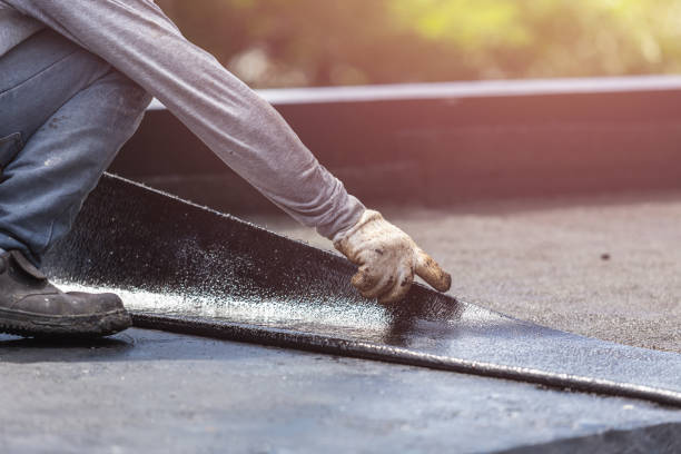 Professional Waterproofing technician working in Durand, WI